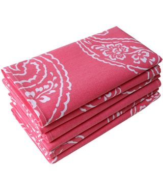 Pink Paisley 100% cotton Napkin 