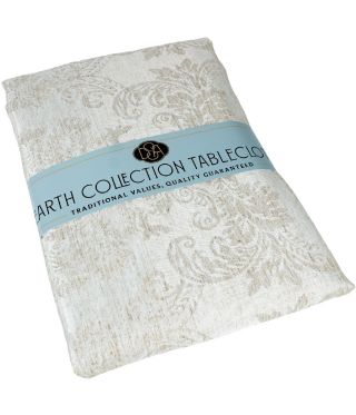Earth Collection - Natural Polylinen Damask 