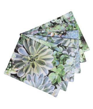 Botanica Pin Cushion - Succulent Blue Placemats Pack of 6