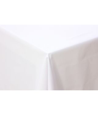DSA White 180cm Wide Polycotton Tabling - Functional and Affordable 
