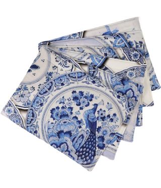 BOTANICA DELFT 30 X 40CM PLACEMATS  Pack of 6
