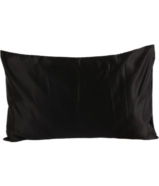 Satin Pillowcase Black Pack 2 