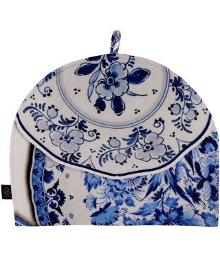 Delft 100% Cotton Large Tea cosy 34cm x 28cm H
