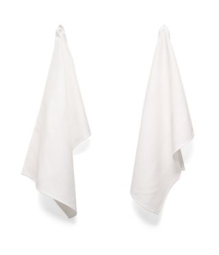 Tea Towels - Artisan Stripe - White 