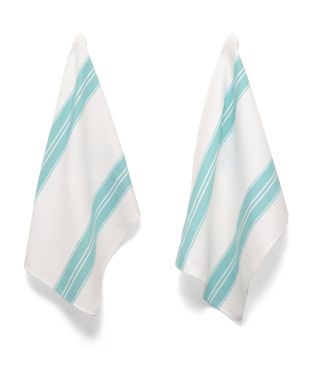 TC003 Tea Towels - Stripe- TEAL